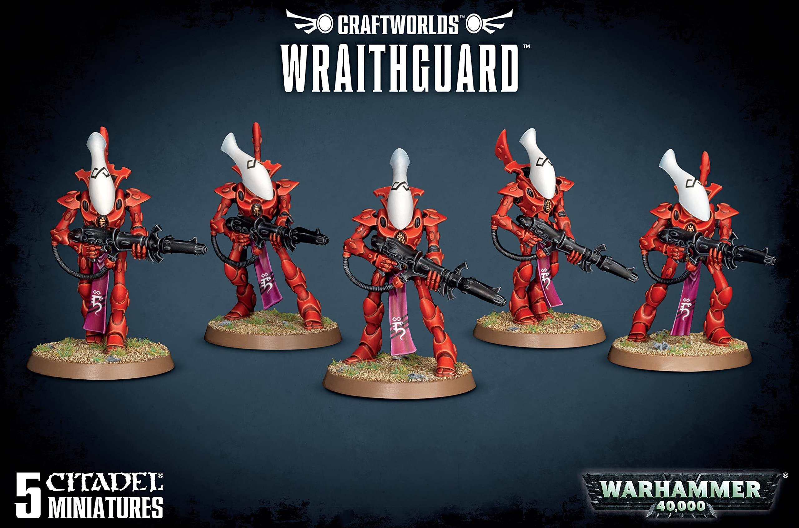 Games Workshop Craftworlds Wraithguard Miniature - Warhammer 40K Eldar Army Building Kit for Tabletop Wargaming & Collectors