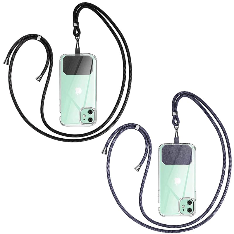 KINGLINK Adjustable Nylon Phone Lanyard - Universal Smartphone Neck Strap for iPhone, Samsung & Most Devices - Perfect for Work, Travel & Outdoor Activities