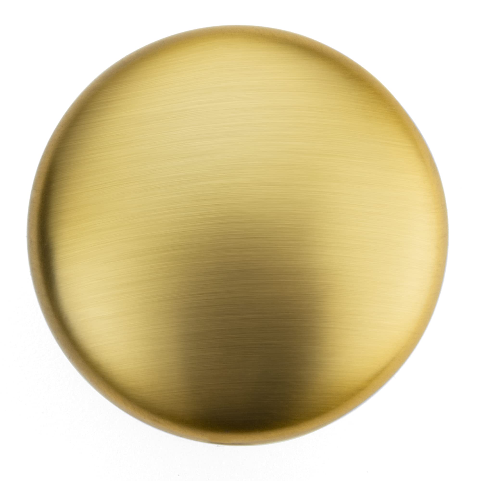 25 Pack Brushed Brass Cabinet Knobs - Zinc Alloy Drawer Pulls & Dresser Handles for Kitchen, Bathroom & Furniture (Perfect for Cabinets, Dressers, Closets & DIY Home Decor)