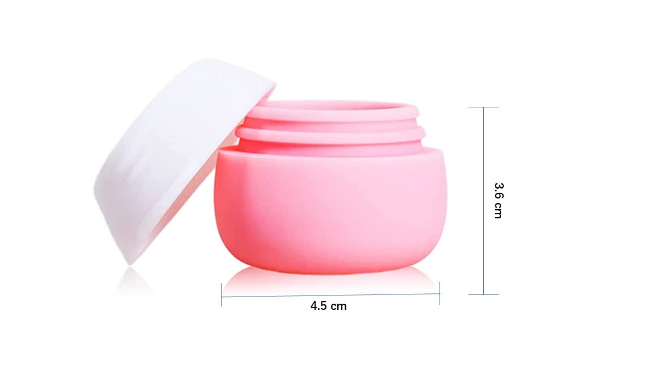 Travel Containers Set for Toiletries - Leak Proof Cosmetic Bottles for Makeup, Lotion & Hand Cream (Blue, Pink, Purple) - Perfect for Air Travel, Gym & Vacation Essentials