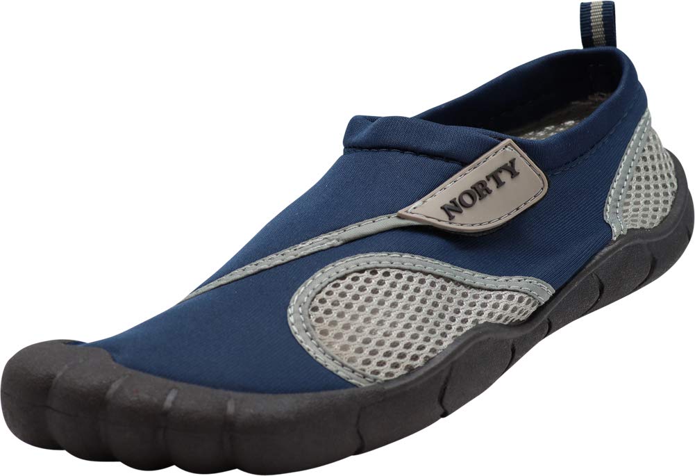 NORTY Wave Aqua Sock Water Shoes for Men - Quick-Dry Swim & Beach Shoes with Drainage Holes - Lightweight Water Socks for Swimming, Surfing, Kayaking & Water Sports