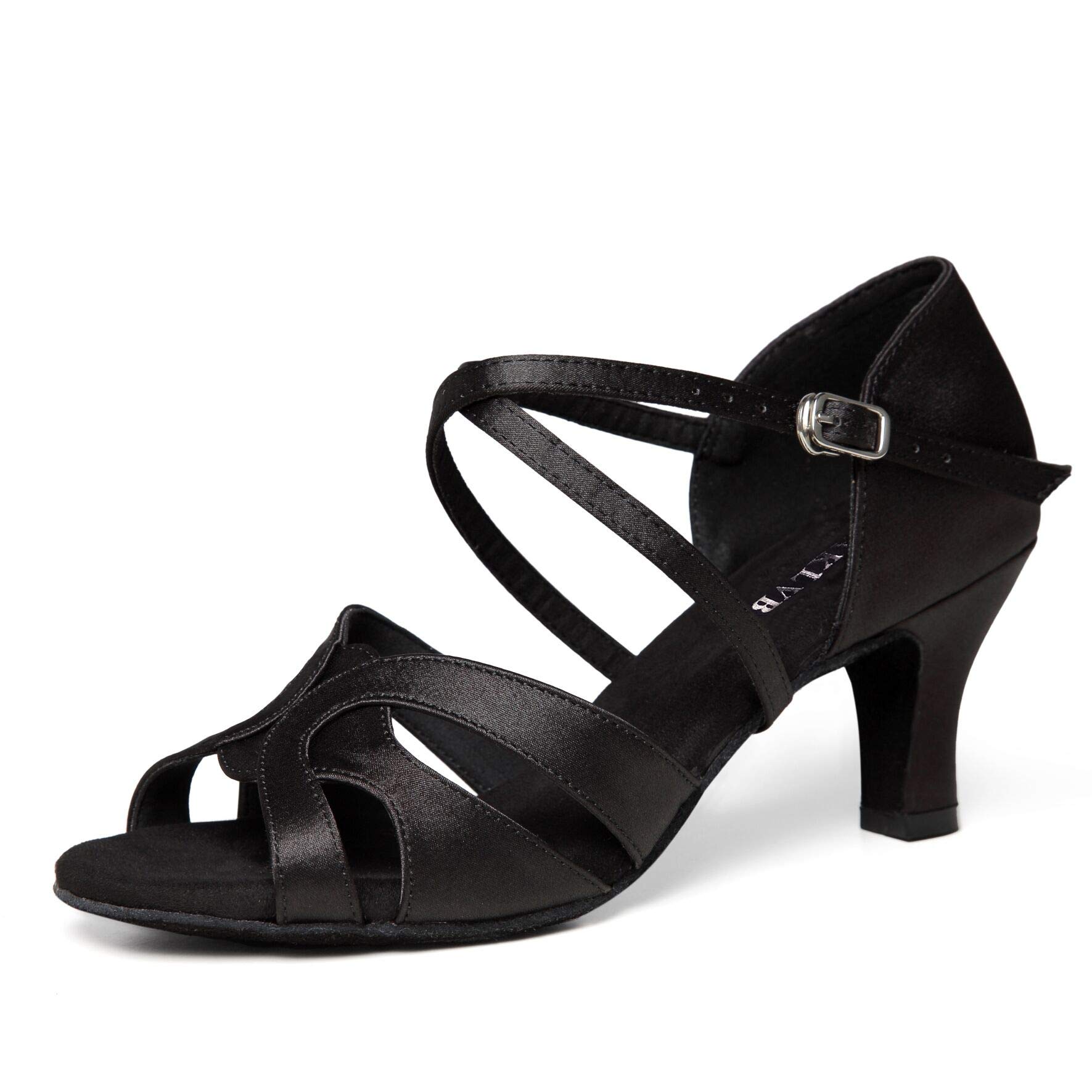 Women's Ballroom Dance Shoes - Professional Latin Salsa Bachata Practice & Performance Shoes for Women | Perfect for Dance Competitions, Social Dancing & Studio Classes