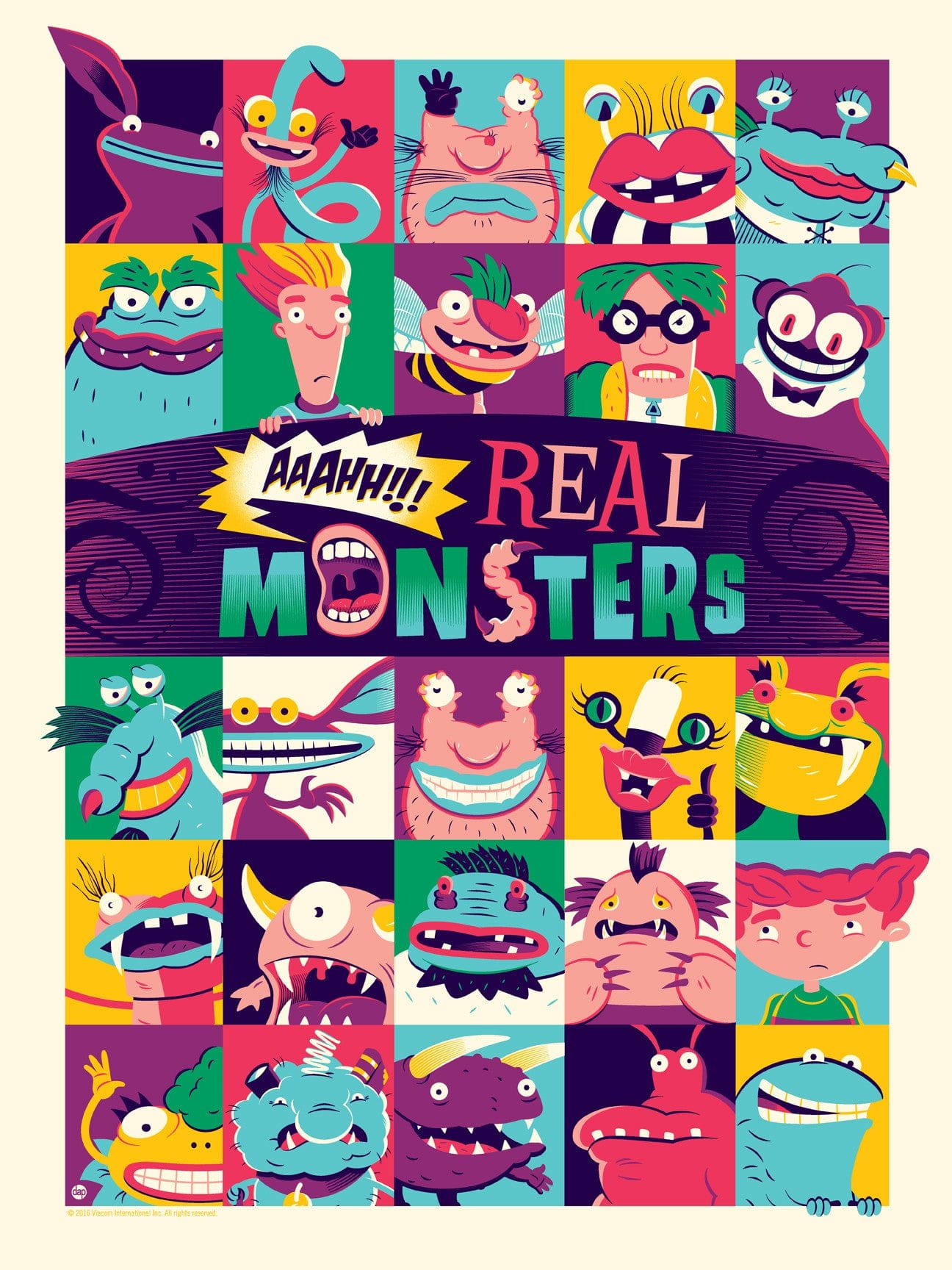Aaahh!!! Real Monsters - Classic 90s Cartoon Collectible Figures for Kids & Adults | Perfect for Halloween Decor, Nostalgic Gift & Pop Culture Display