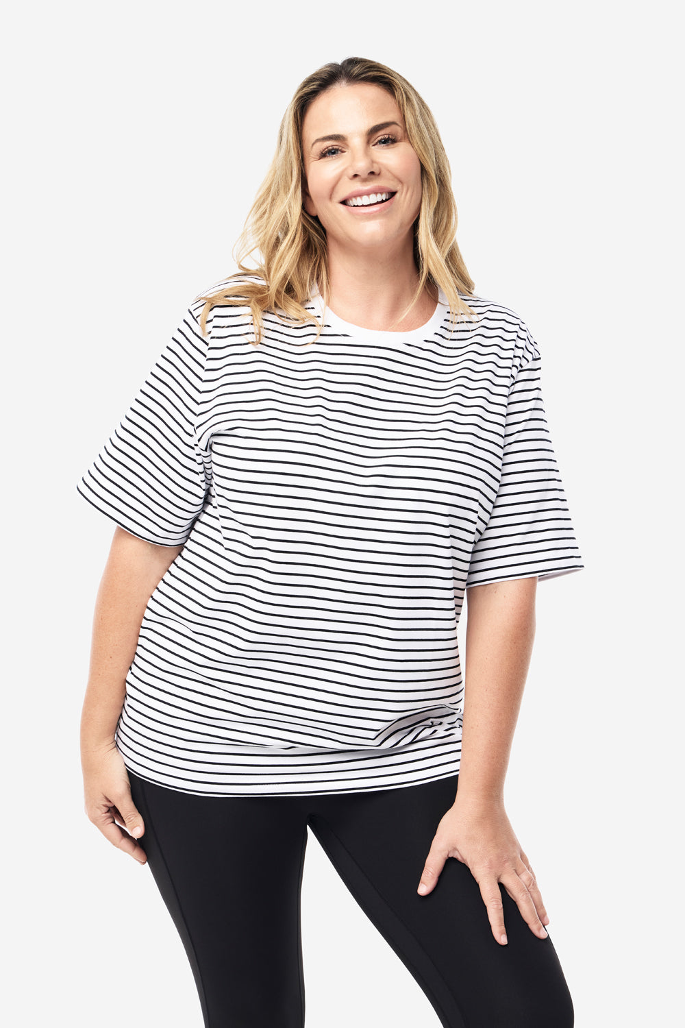 Organic Cotton Crew Neck Striped T-Shirt for Men - Soft, Breathable & Eco-Friendly - Perfect for Casual Wear, Outdoors & Everyday Comfort