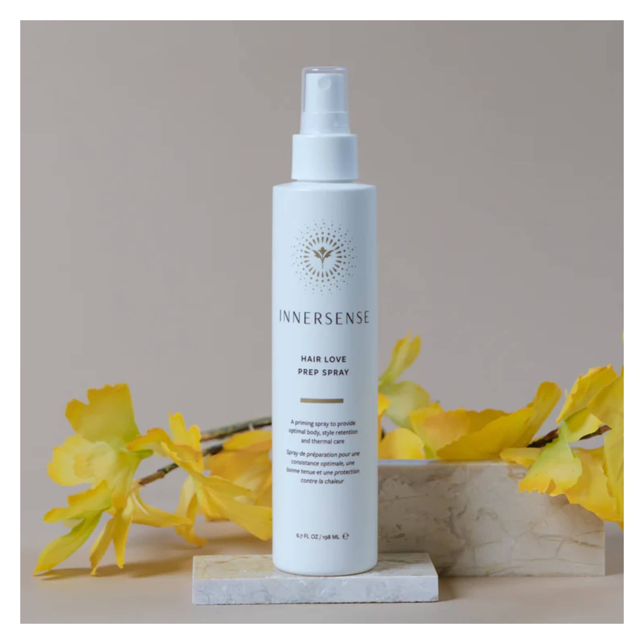 Hair Love Prep Spray - Pre-Styling Heat Protectant for Smooth & Shiny Hair - Perfect for Blowouts, Straightening & Curling