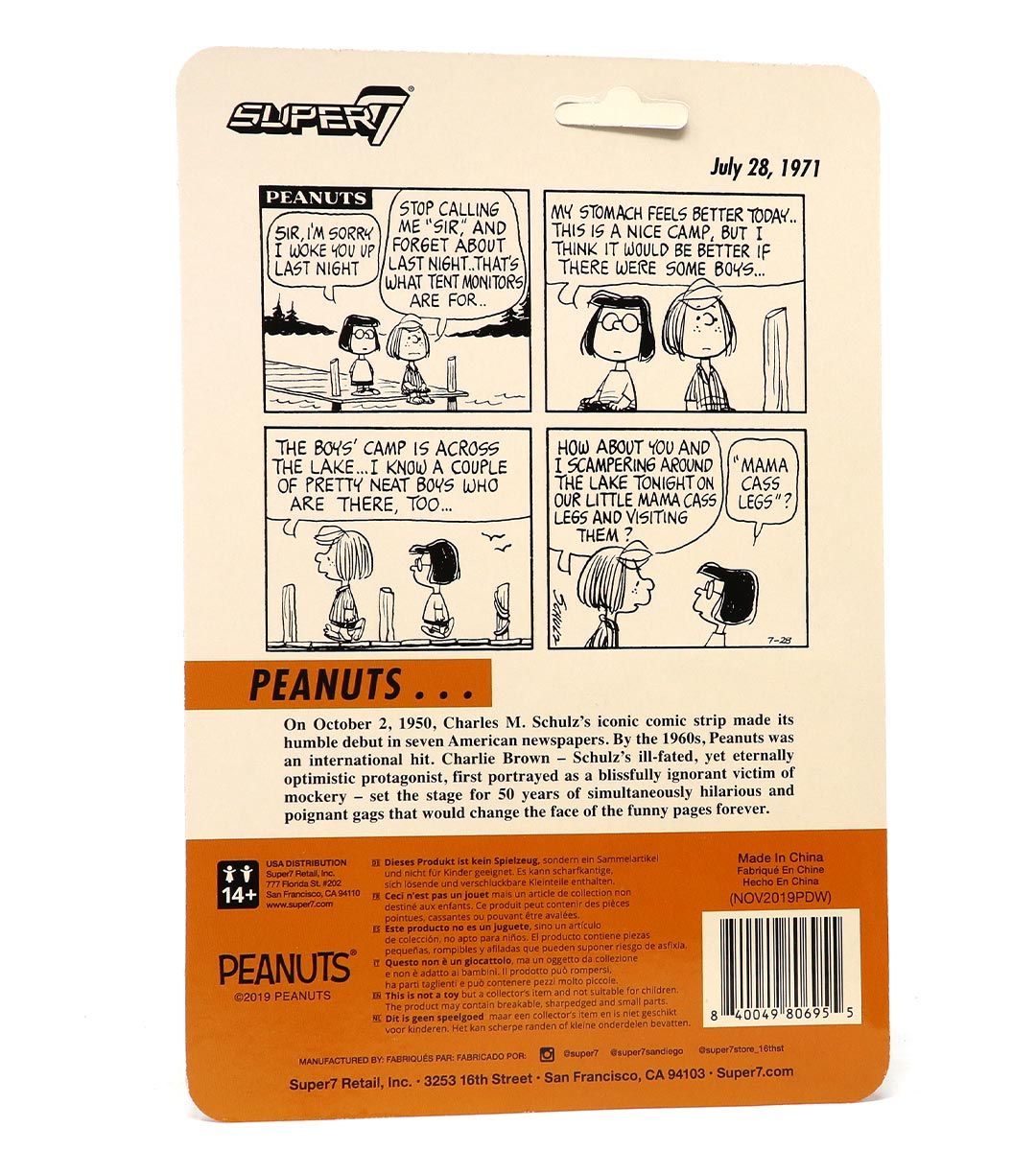 Marcie ReAction Figure Wave 2 - Vintage Style Collectible Toy for Cartoon Lovers - Perfect for Display, Gifts, and Pop Culture Collections