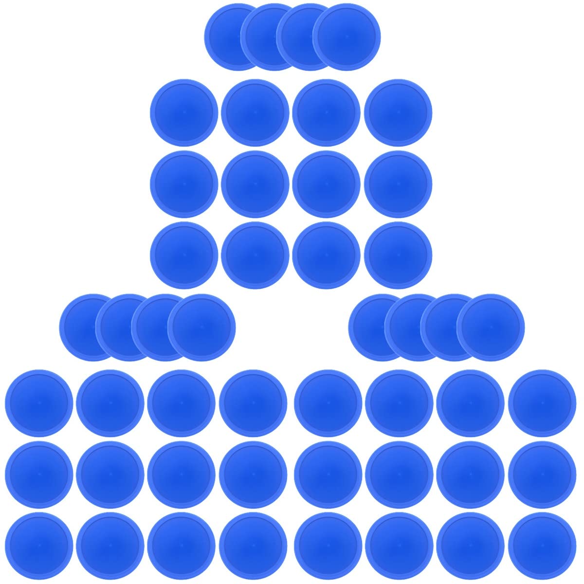 PRETYZOOM 60-Piece Air Hockey Set - Blue Pucks & Pushers for Air Hockey Tables | High-Quality Air Suspension Accessories for Indoor & Outdoor Game Nights | Perfect for Family Fun & Arcade Entertainment