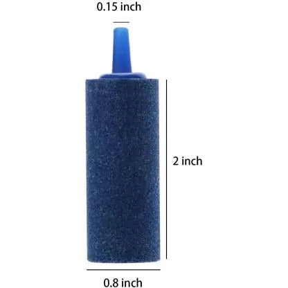 10PCS High-Quality Air Stones Cylinder for Aquarium Bubbles - Perfect for Fish Tanks, Hydroponics & Oxygenation Systems