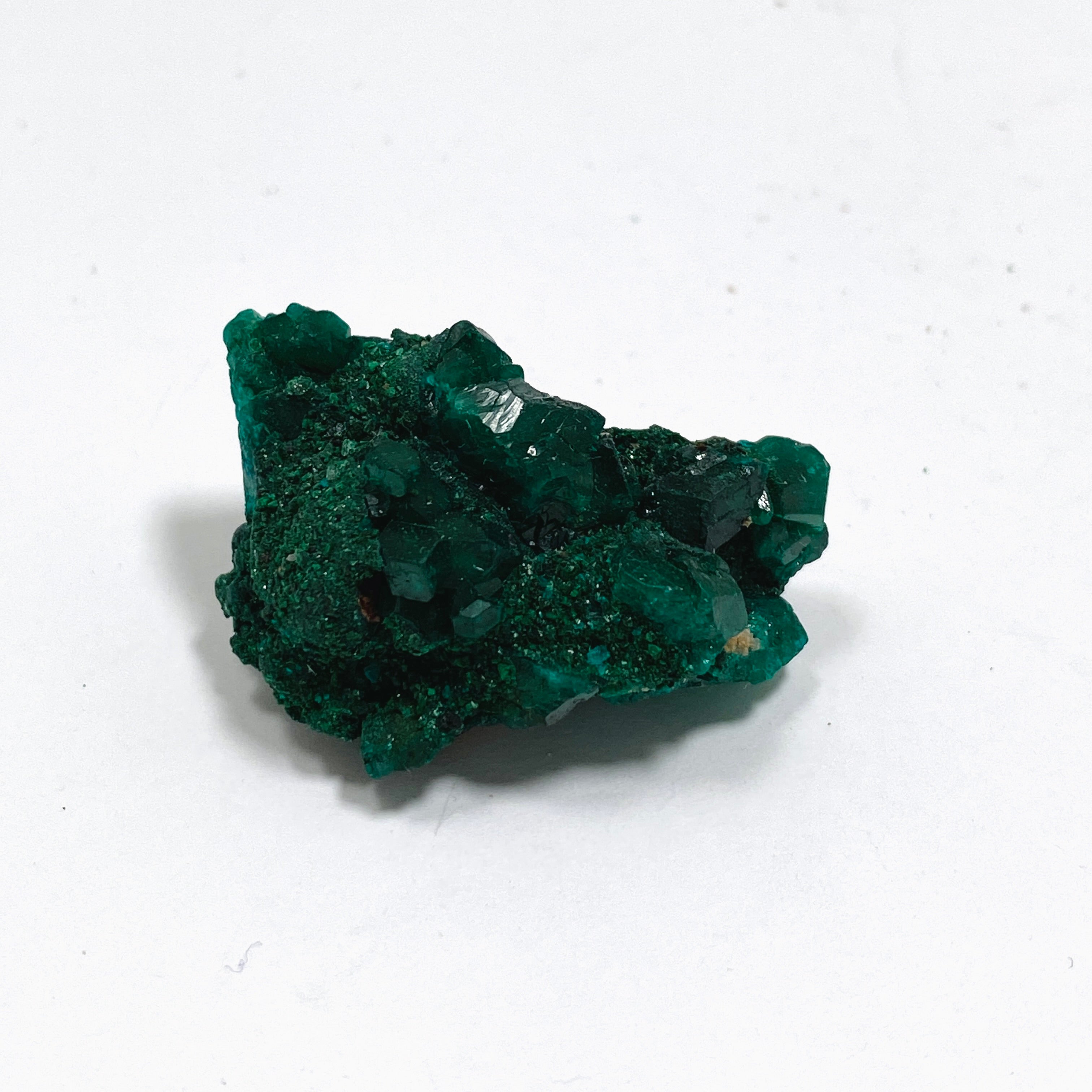 Natural Dioptase Crystal Specimen - DIOPS 04 | Rare Green Mineral Collection for Display, Healing & Meditation | Perfect for Home Decor, Office Display & Crystal Healing Practices