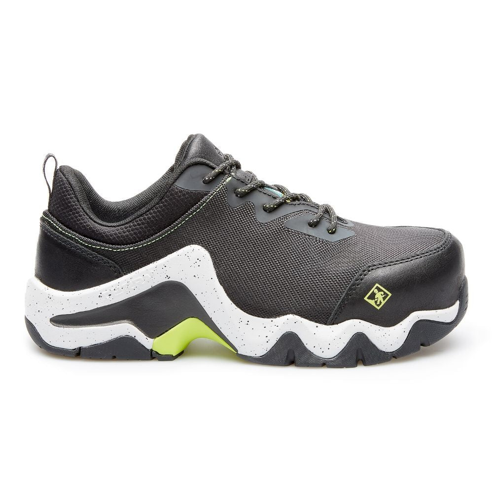 Terra EKG Low Women's Athletic Composite Toe Work Shoes - Safety Sneakers for Women, Non-Slip & Lightweight (Lime Green) | Perfect for Construction, Warehouse & Industrial Work
