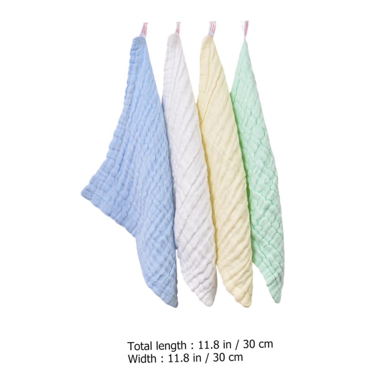 6-Layer Cotton Baby Towels Set - Ultra Soft Muslin Face Towels for Newborns & Infants | Gentle, Absorbent & Easy to Wash | Perfect for Bath Time, Feeding & Travel