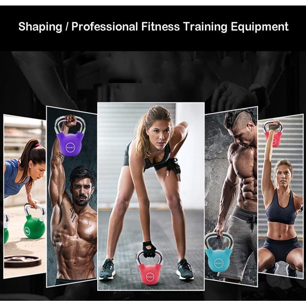 AGYH Color Fitness Kettlebells - 4-20kg Adjustable Weight for Home & Gym Workouts, Strength Training, CrossFit - 6kg/13.2lb Option - Perfect for HIIT, Cardio & Functional Fitness Exercises