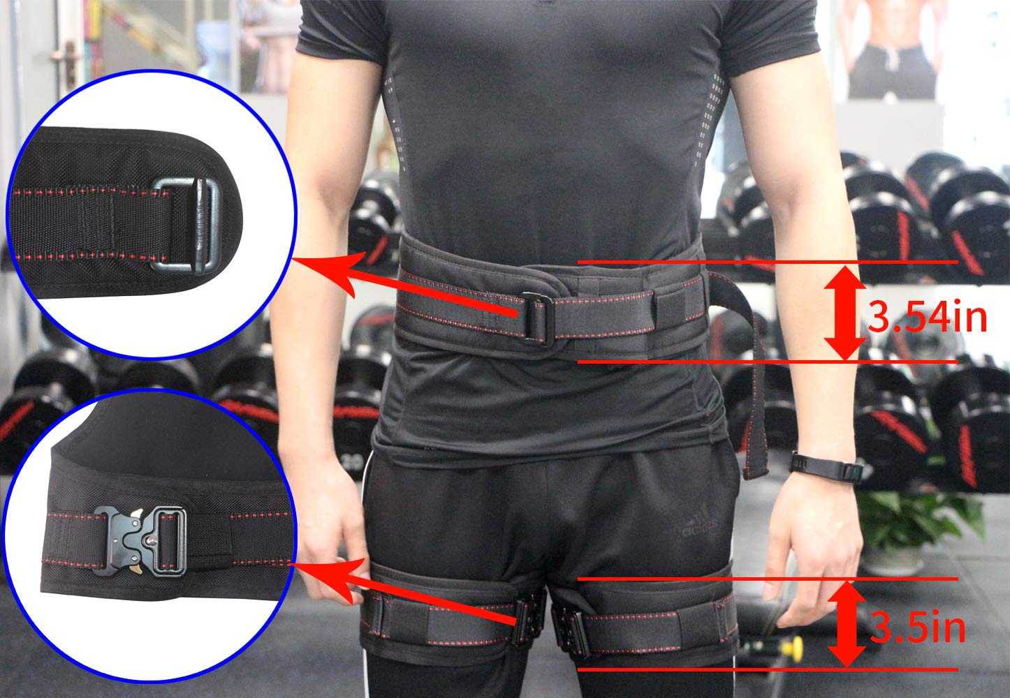 DASKING Upgraded Heavy Duty Yoga Bungee Rope - Resistance Training Belt for Home Gym, Fitness & Workout - Perfect for Yoga, Pilates, Strength Training & Stretching Exercises