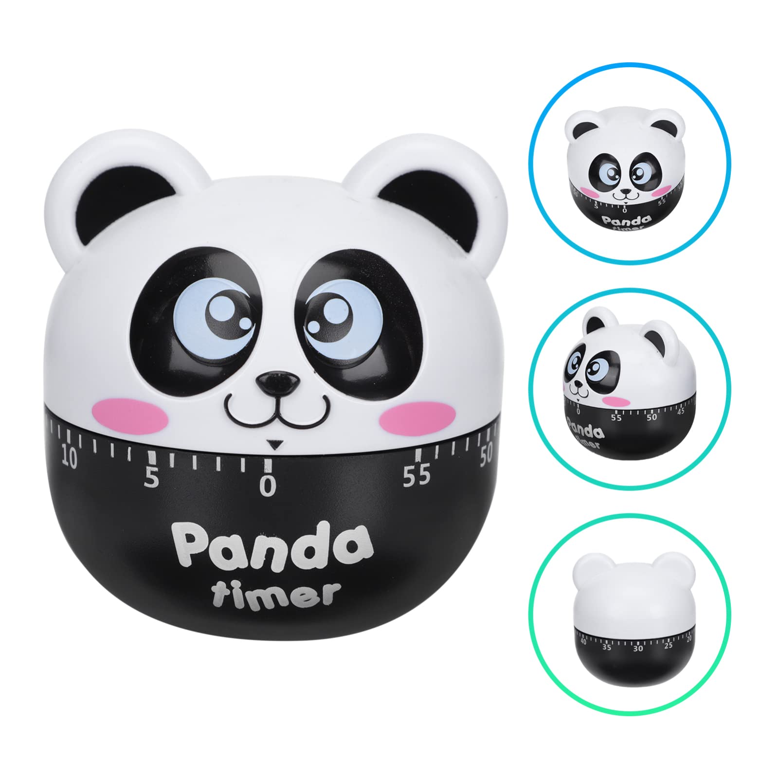 Angoily 60-Minute Mechanical Kitchen Timer - Cute Animal Countdown Clock for Kids, Reading, Classroom & Cooking - Wind Up Egg Timer with Alarm - Perfect for Baking, Studying & Time Management