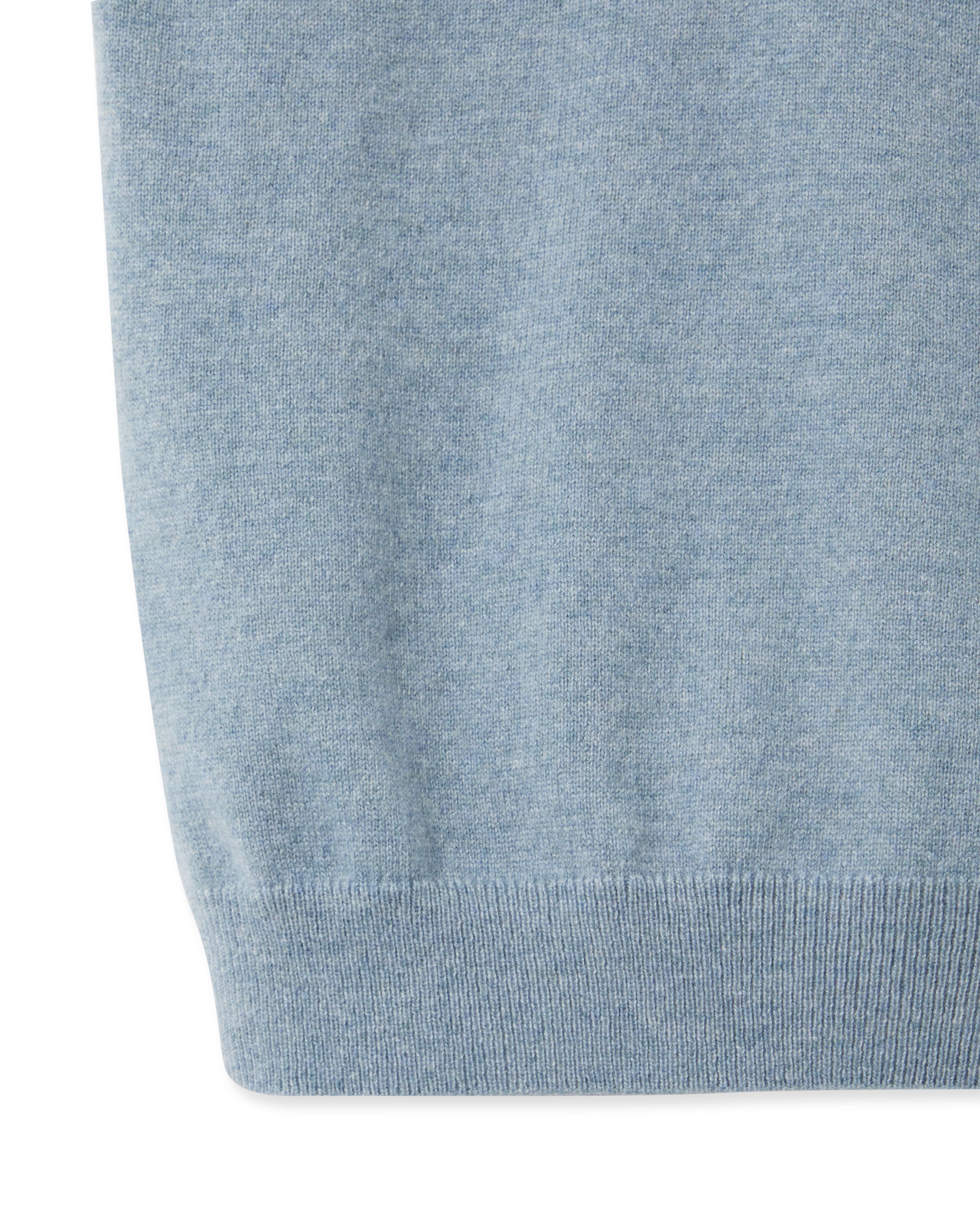 Premium Boys Cashmere Slipover Sweater - Soft Heather Blue V-Neck Vest for Kids | Perfect for School, Holidays & Family Photos
