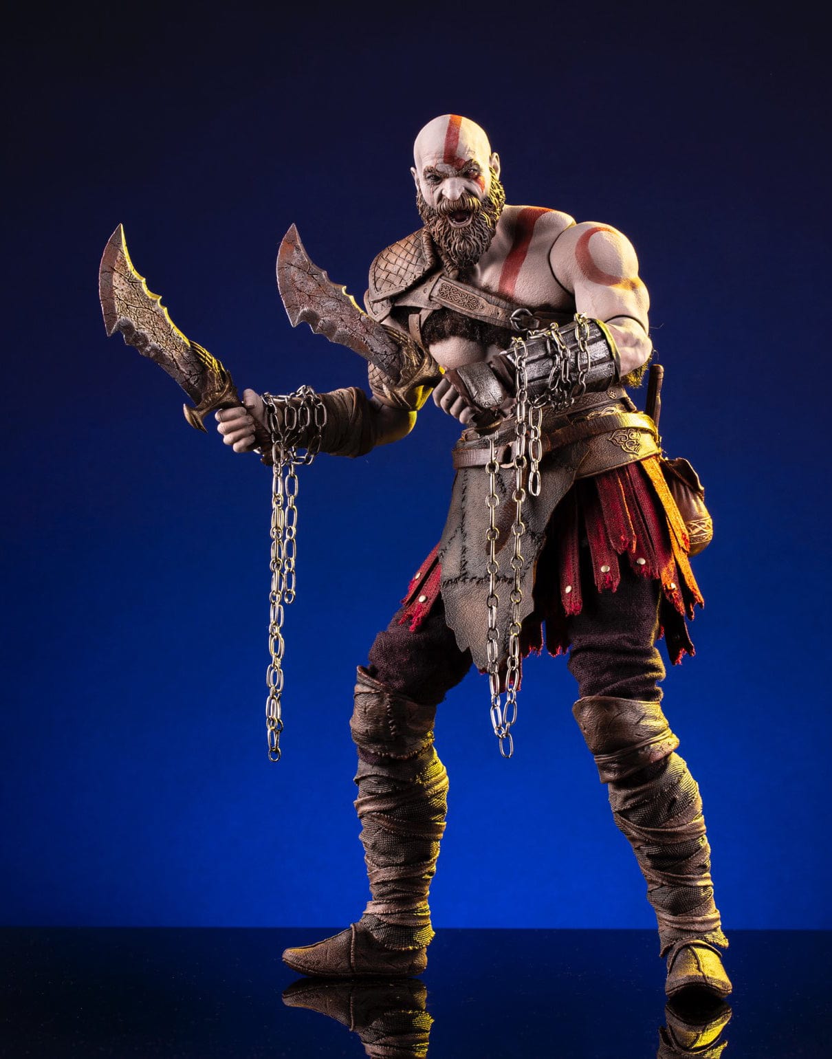 God of War Kratos 1/6 Scale Deluxe Collectible Action Figure - Premium Gaming Statue for Display & Collection - Perfect for Gamers & Collectors