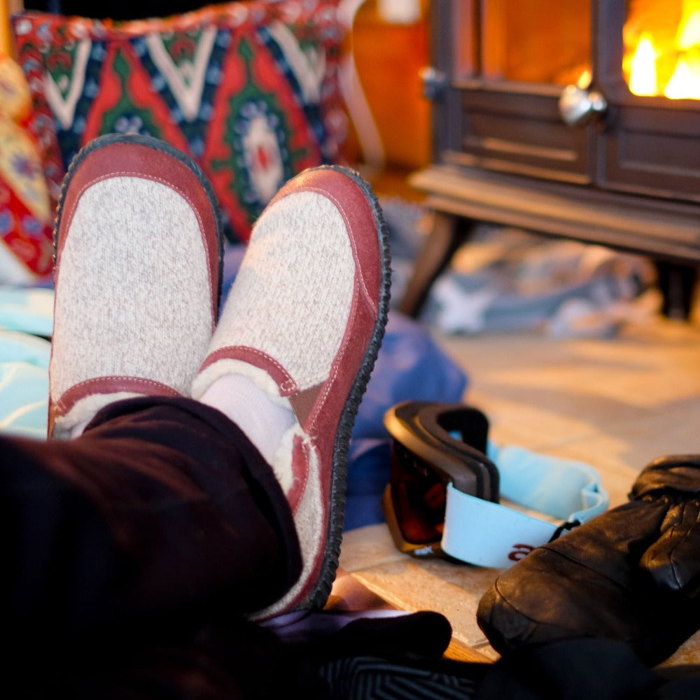 **Men's Comfortable Rambler Mule Slippers with Indoor/Outdoor Sole - Soft & Durable for Home, Office, and Outdoor Use**