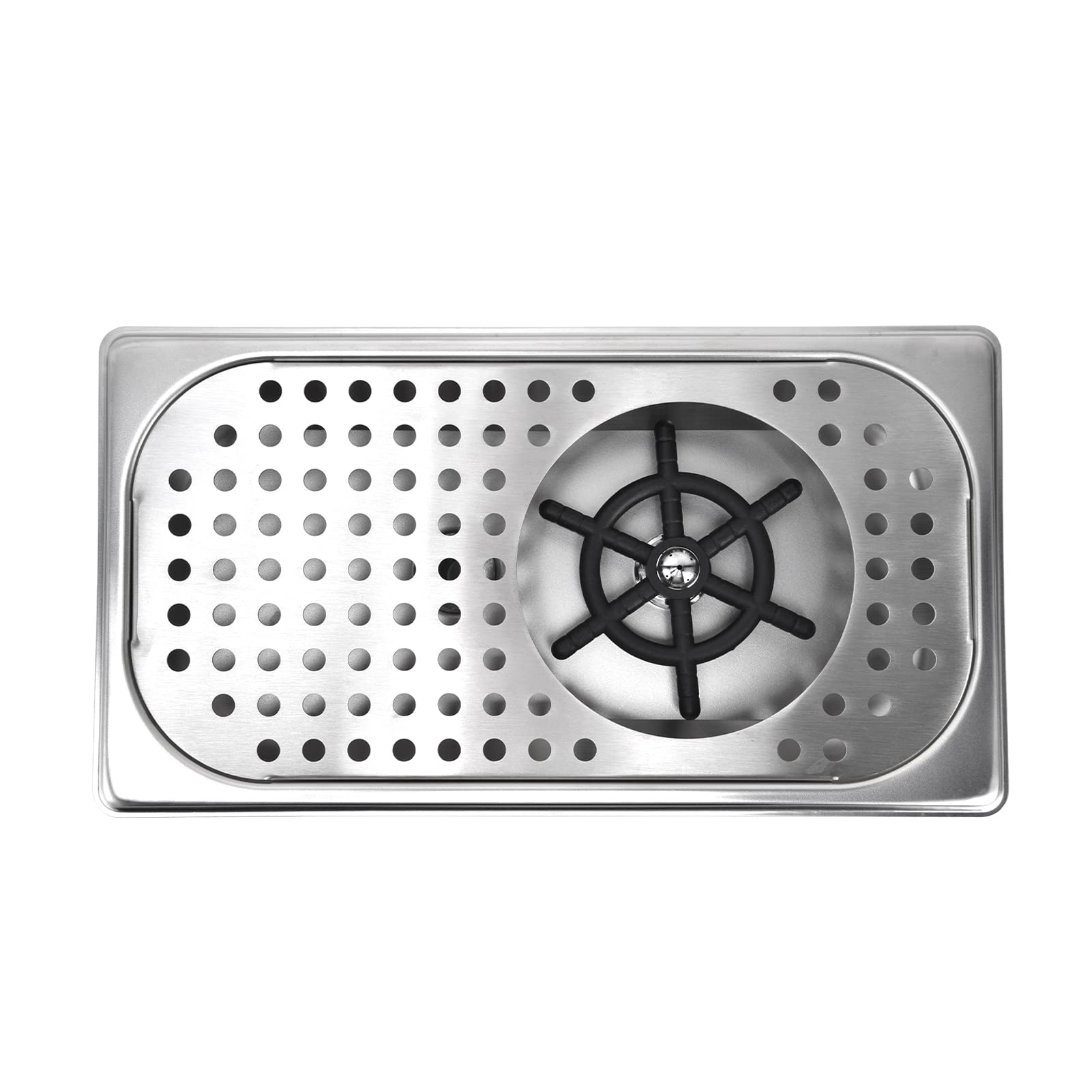 G1/2 Stainless Steel Automatic Cup Washer - Commercial Glass Cleaning Rinser Faucet for Bar, Coffee Shop & Home Use - Perfect for Dishwashing, Glassware Cleaning & Sanitizing