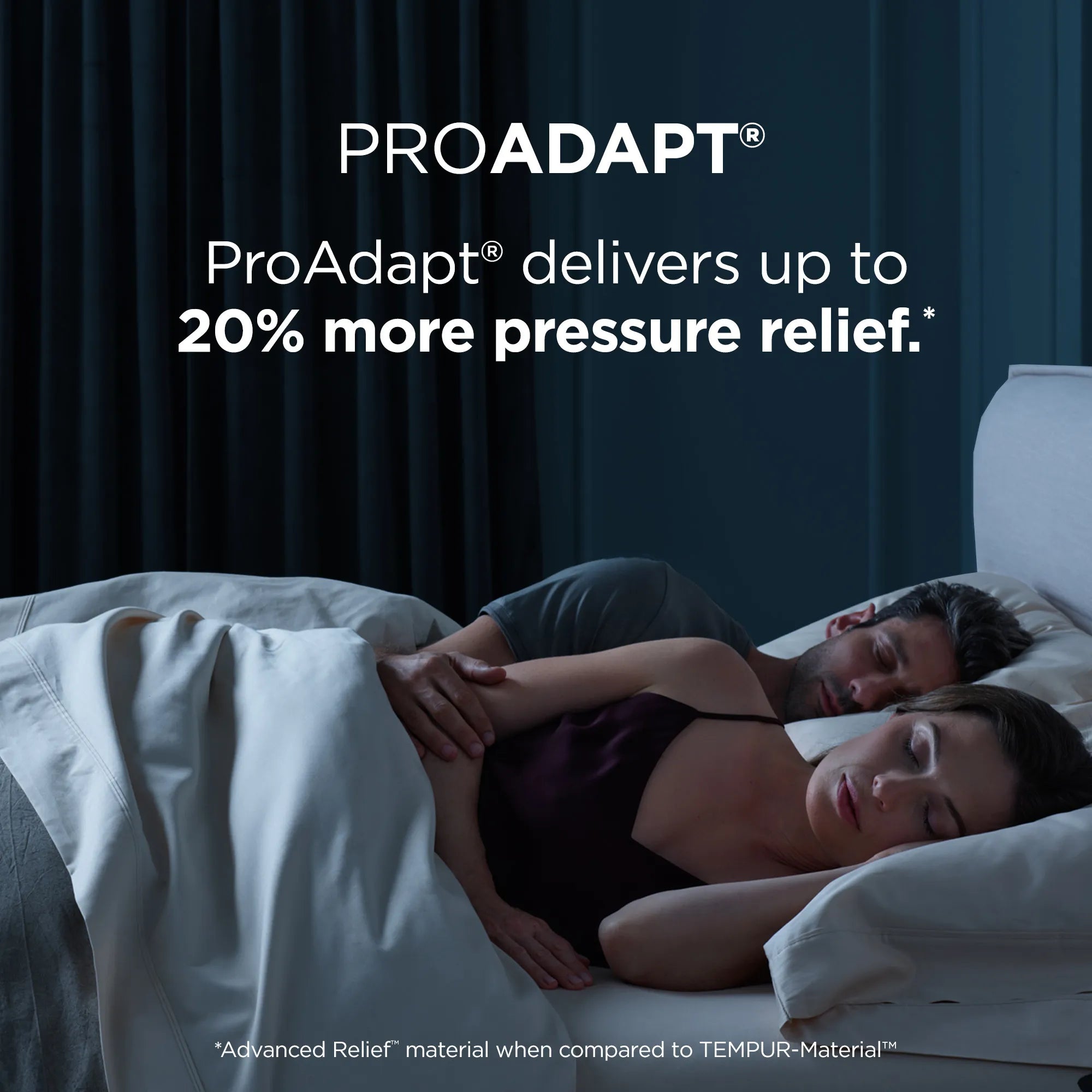 TEMPUR ProAdapt® Firm Mattress - Premium Memory Foam Mattress for Back Pain Relief & Pressure Relief - Ideal for Side, Back & Stomach Sleepers - Perfect for Bedroom, Guest Room & Apartment