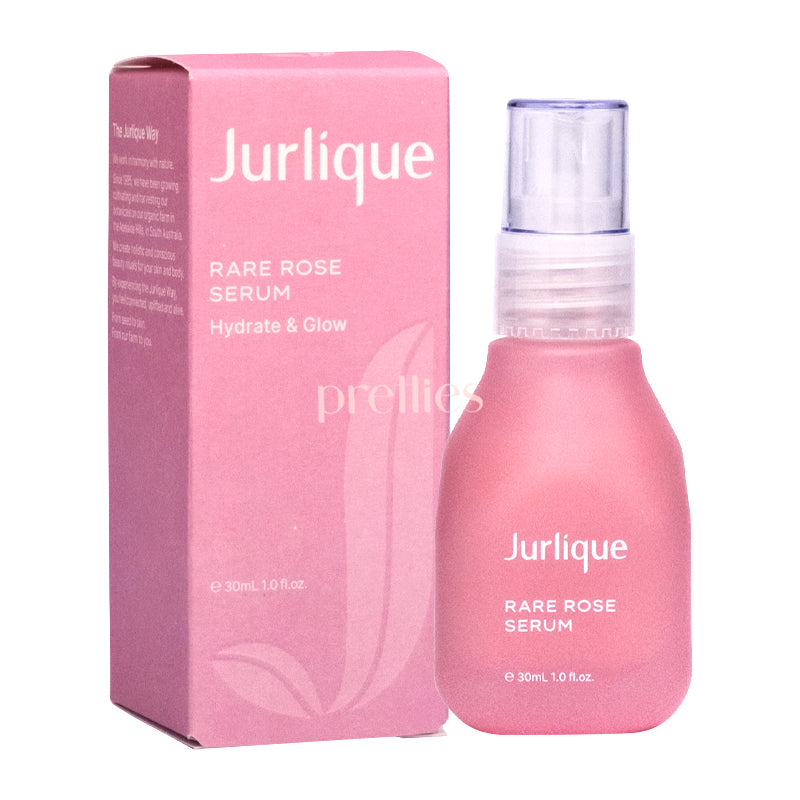 Jurlique Moisture Plus Rare Rose Serum 30ml - Hydrating Facial Treatment with Antioxidants for Dry Skin - Perfect for Nighttime Skincare Routine & Anti-Aging Care