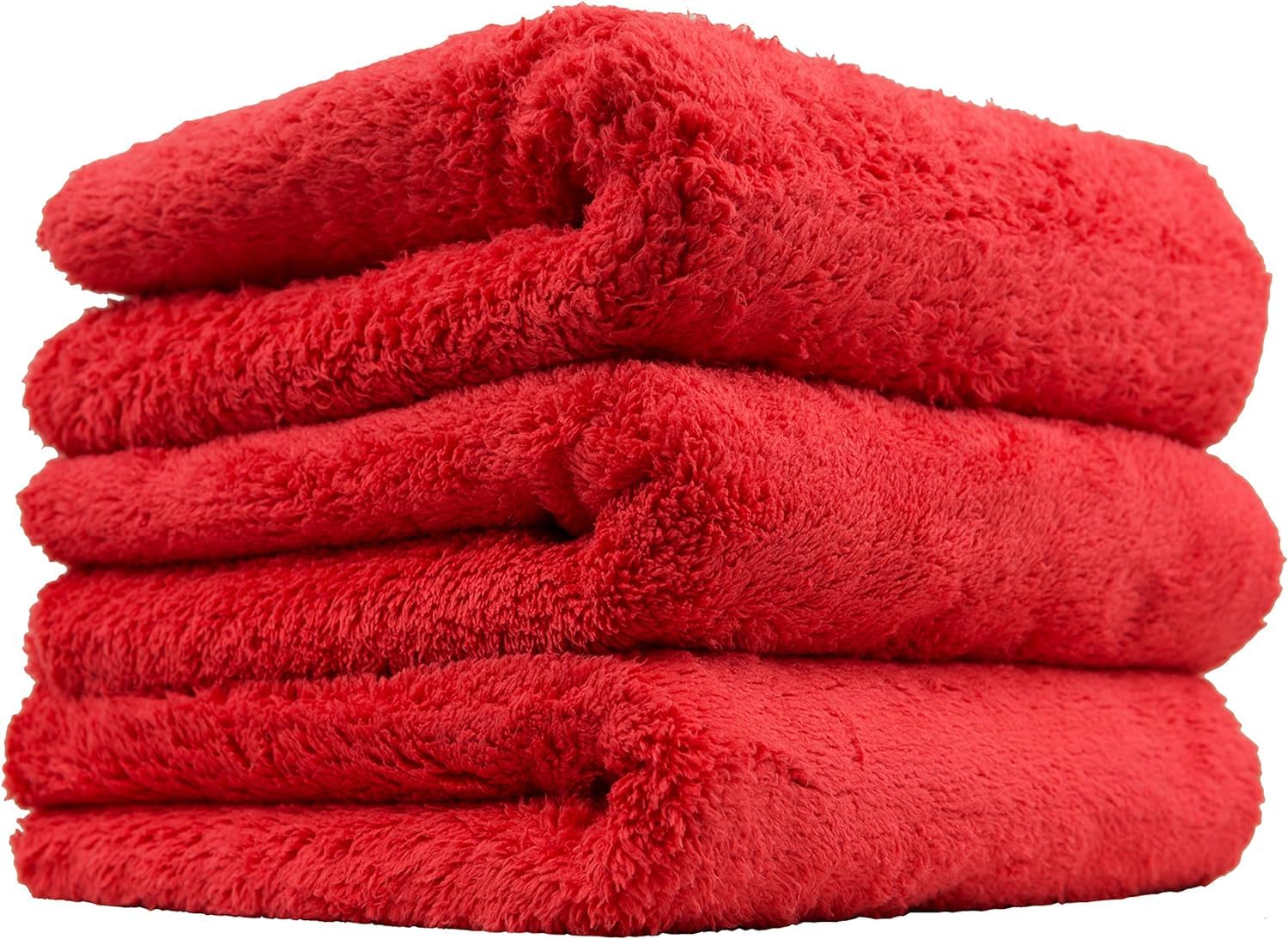 Chemical Guys MIC35103 Happy Ending Edgeless Microfiber Towel - 16x16 Inch (3 Pack) - Ultra Soft Car Detailing Cloth for Wax Removal & Polishing - Perfect for Cars, Motorcycles & RVs