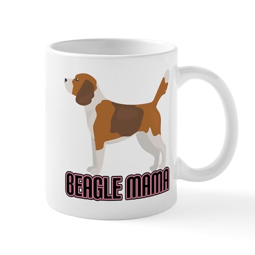 White - Beagle Mama Mugs