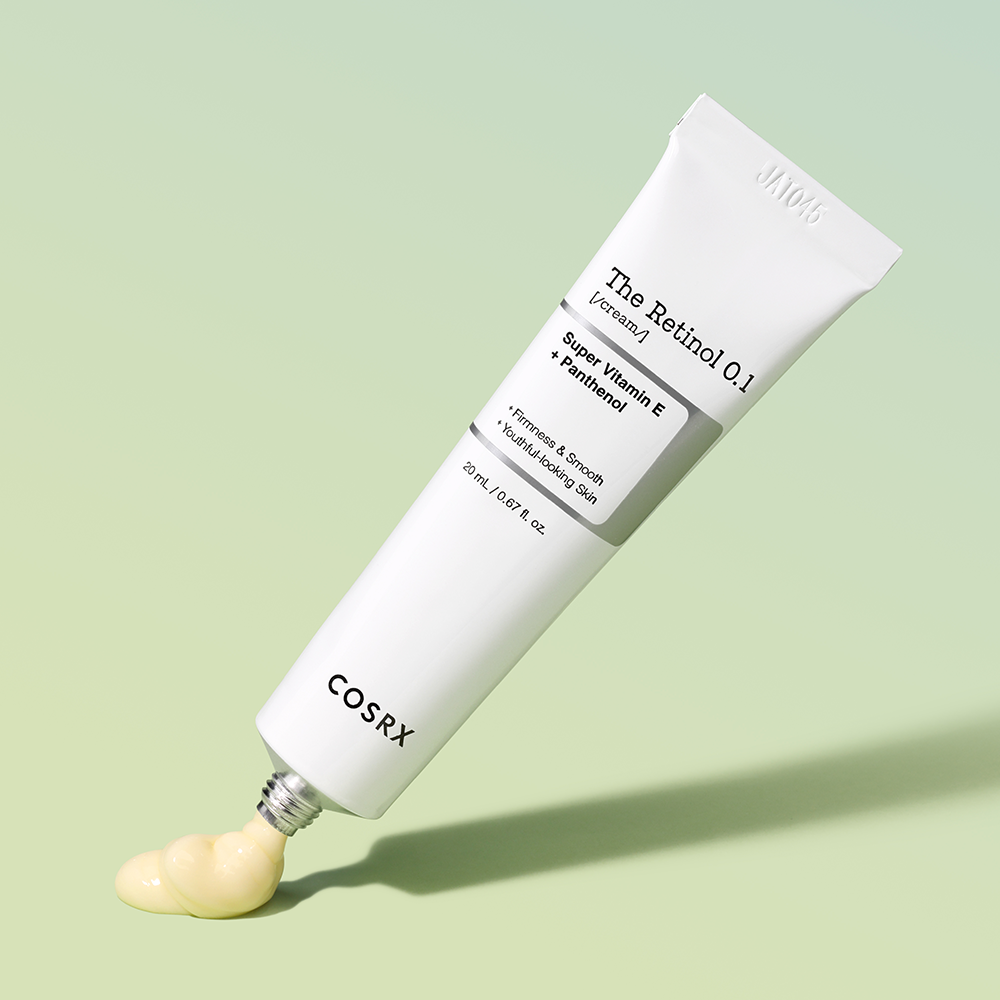 COSRX The Retinol 0.1 Cream 20ml - Anti-Aging Face Moisturizer for Wrinkles & Fine Lines - Night Cream for Dry Skin - Perfect for Daily Skincare Routine & Nighttime Use