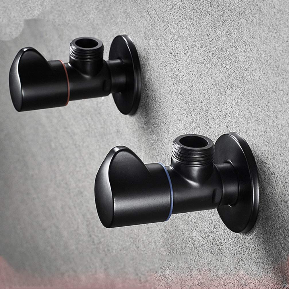 2-Pack Brass Water Pressure Regulator Valve with Flow Control for Shower Head & Handheld Sprayer - Perfect for Bathroom, Kitchen, and Garden Use