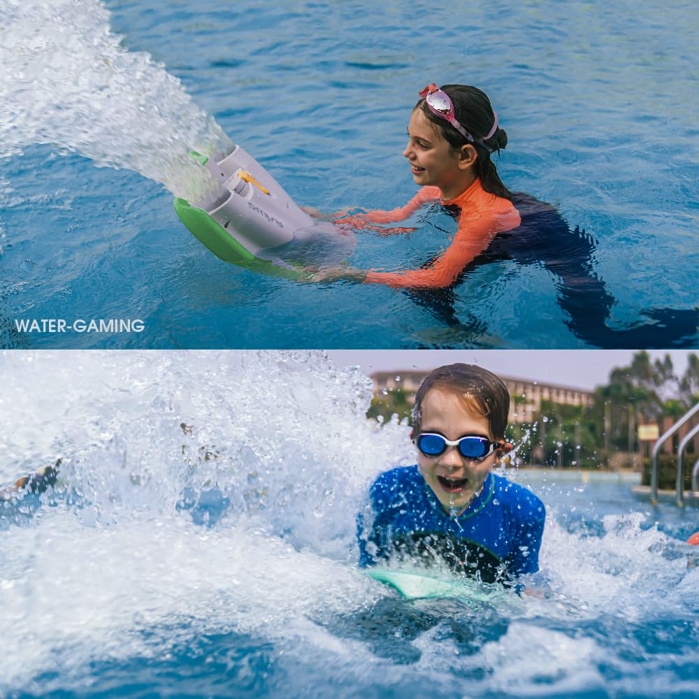 Asiwo Electric Swimming Kickboard - 3 Speed Adjustable Swim Training Board for Adults & Kids | Pool Workouts, Water Sports & Swim Practice