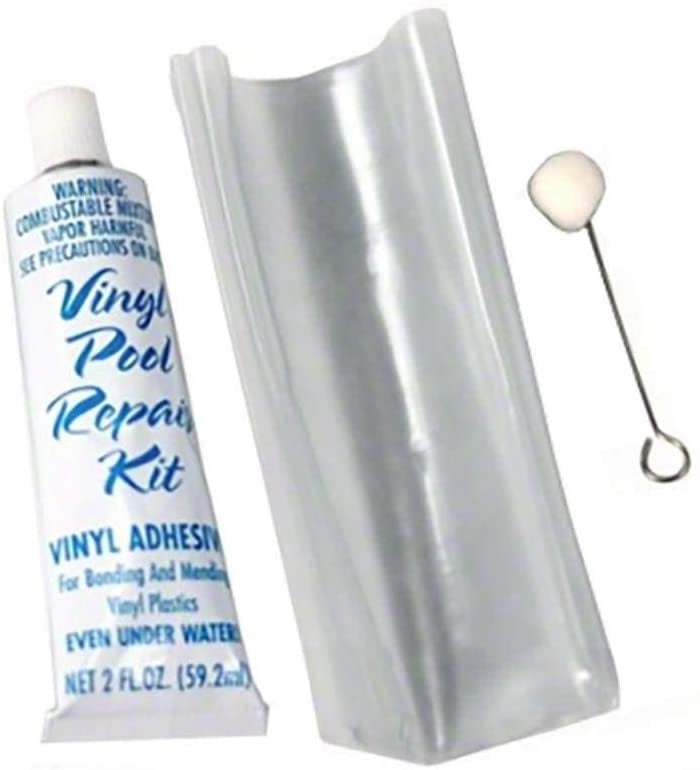 2 fl. oz. Hydrotools Swimming Pool Vinyl Liner Adhesive Repair Patch Kit - Strong Waterproof Pool Liner Repair for Leaks, Cracks & Tears - Perfect for Inground & Above Ground Pools, Hot Tubs & Spas