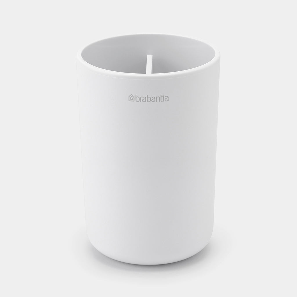 Brabantia Stainless Steel Toothbrush Holder - Wall Mount or Countertop Bathroom Organizer for Brushes & Oral Care Essentials | Perfect for Modern Homes & Spa-Like Bathrooms