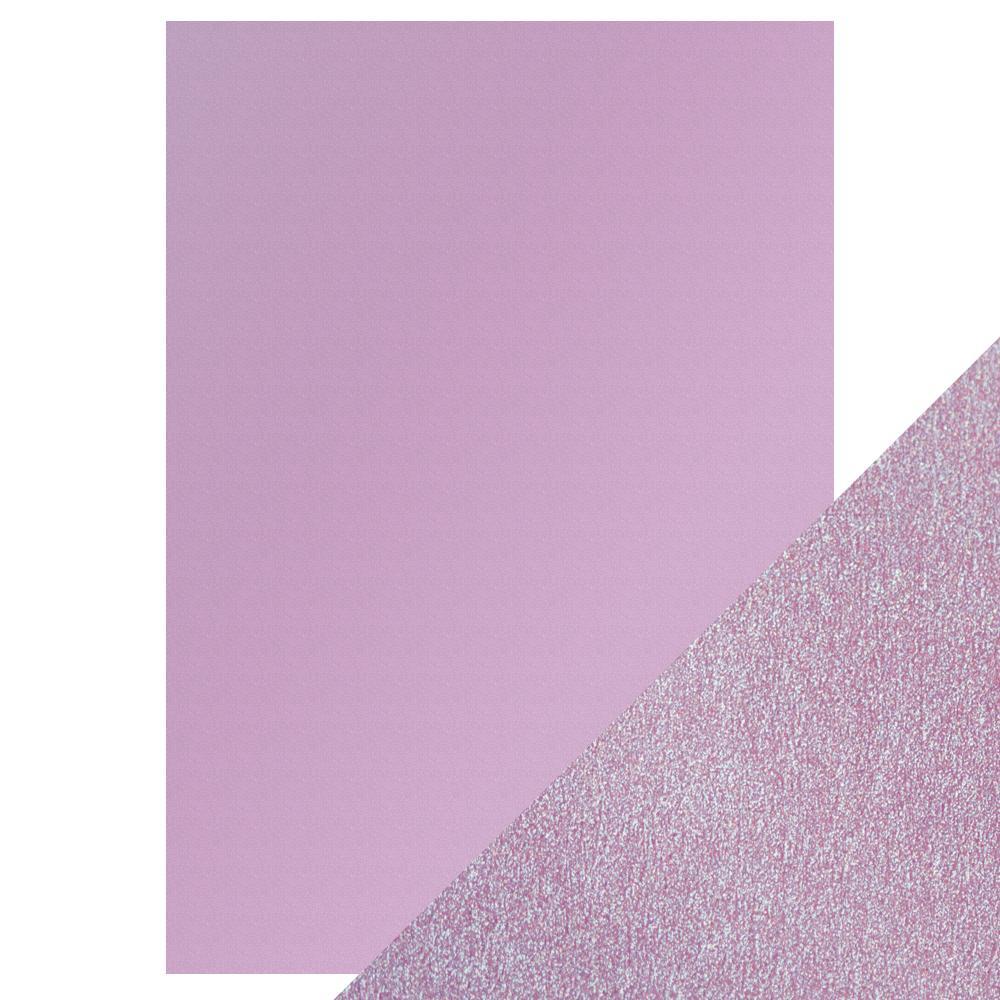 Pearlescent A4 Cardstock - Gleaming Lilac (5 Sheets/Pack) for Scrapbooking, Invitations & DIY Crafts - Premium Quality 9504E