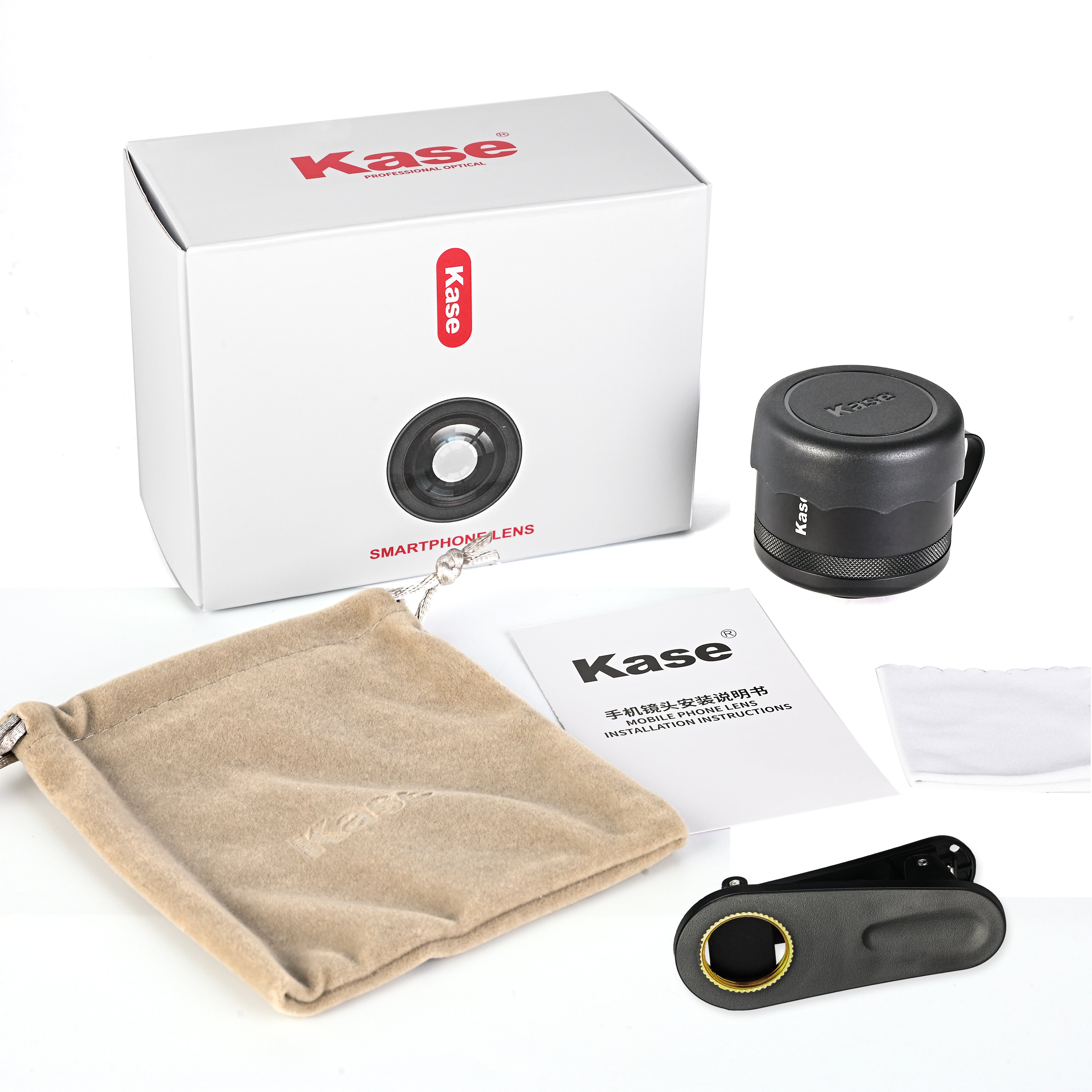 Kase 3X Telephoto Lens III for iPhone & Android - Professional HD Camera Lens for Smartphones - Perfect for Travel, Wildlife & Portrait Photography