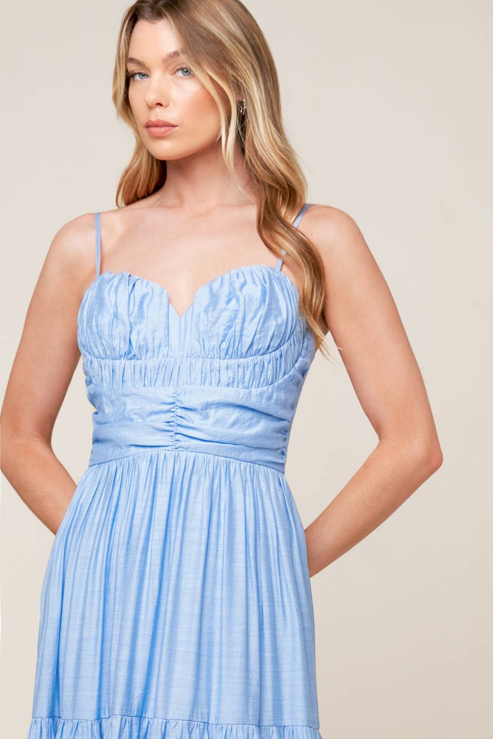 MOMENT MAKER WOVEN MAXI DRESS for Women - Flowy Boho Summer Beach Dress with Pockets, Perfect for Vacations, Weddings & Outdoor Parties