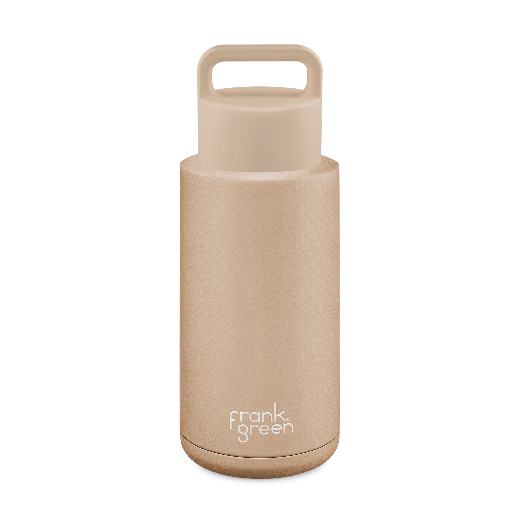 Eco-Friendly Ceramic Reusable Water Bottle with Non-Slip Grip & Lid - 34oz (1000ml) - Perfect for Gym, Hiking, Office & Daily Hydration