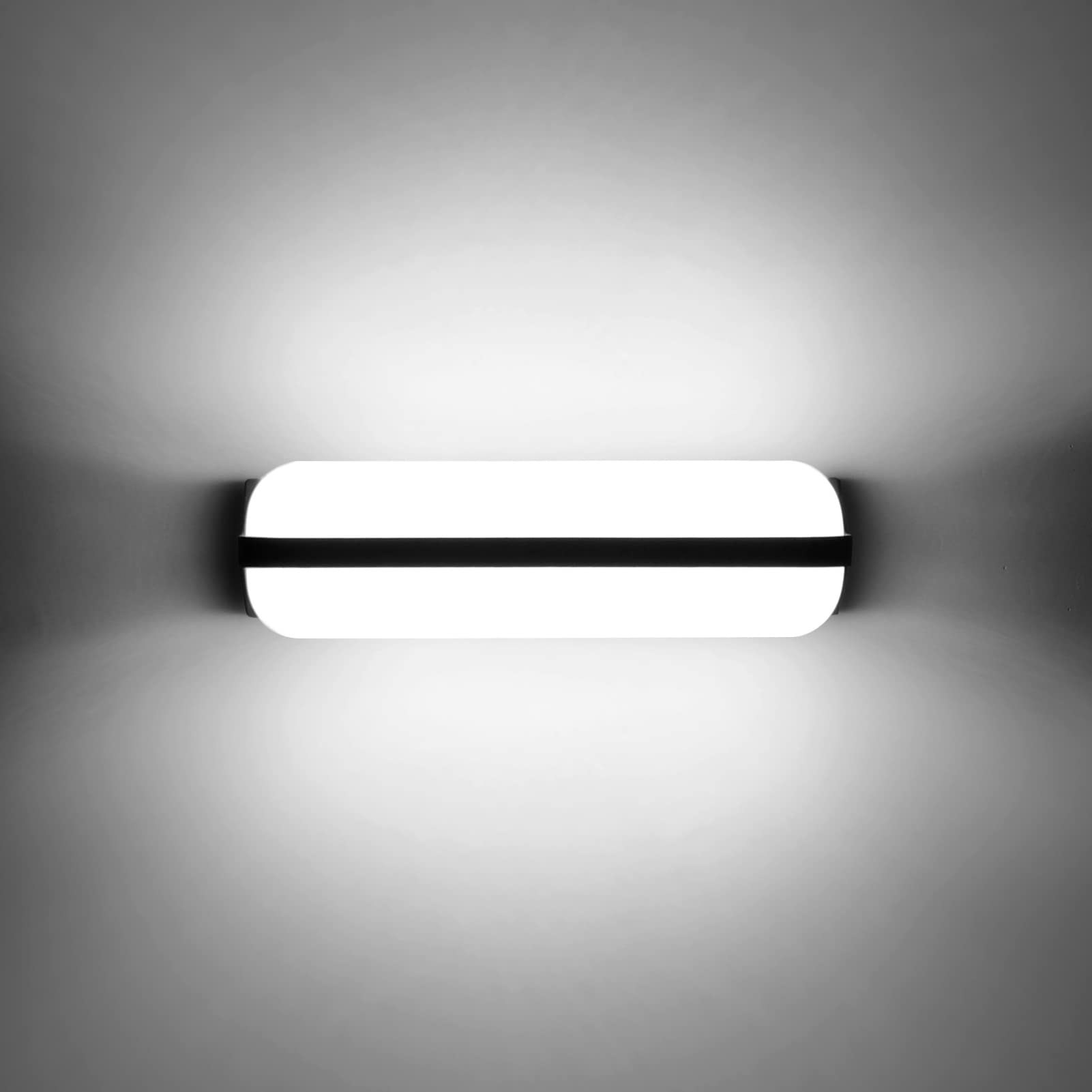 24W LED Wall Sconce Light - Waterproof Outdoor Wall Lamp with Up Down Lighting in Cool White - Perfect for Patio, Porch, Garden, Courtyard, Villa, Terrace, Hallway, Stairs & Balcony Decoration