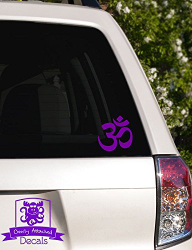 Om Vinyl Decal Sticker for Car, Truck, Glass Window, Laptop & Electronics - 6 Inch Purple - Perfect for Personalizing Vehicles, Home Decor & Tech Accessories