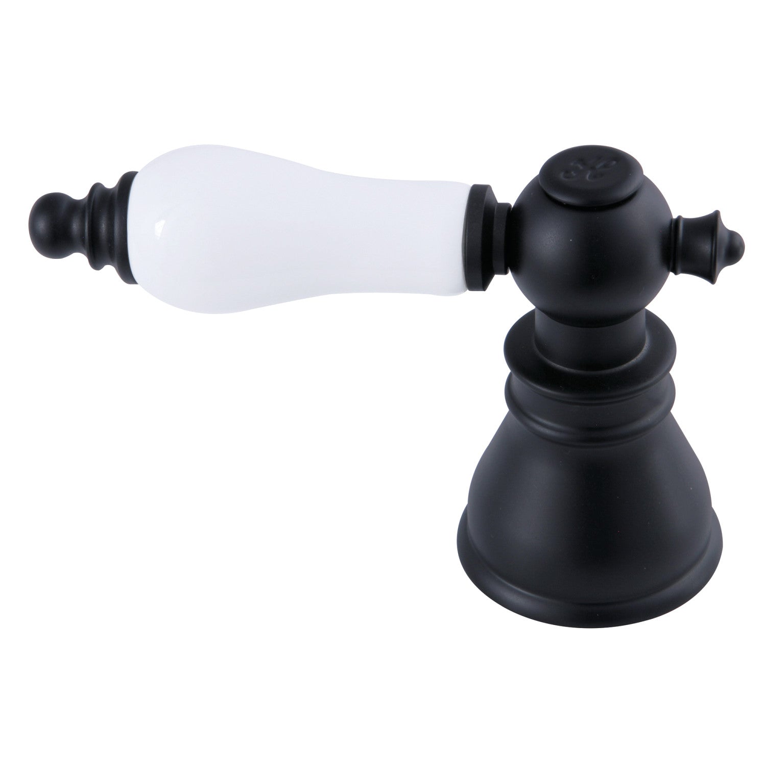 American Patriot FSCH1970APLH Porcelain Lever Handle (Hot Side) - Matte Black Finish for Kitchen & Bathroom Faucets | Durable & Stylish Upgrade for Modern Homes