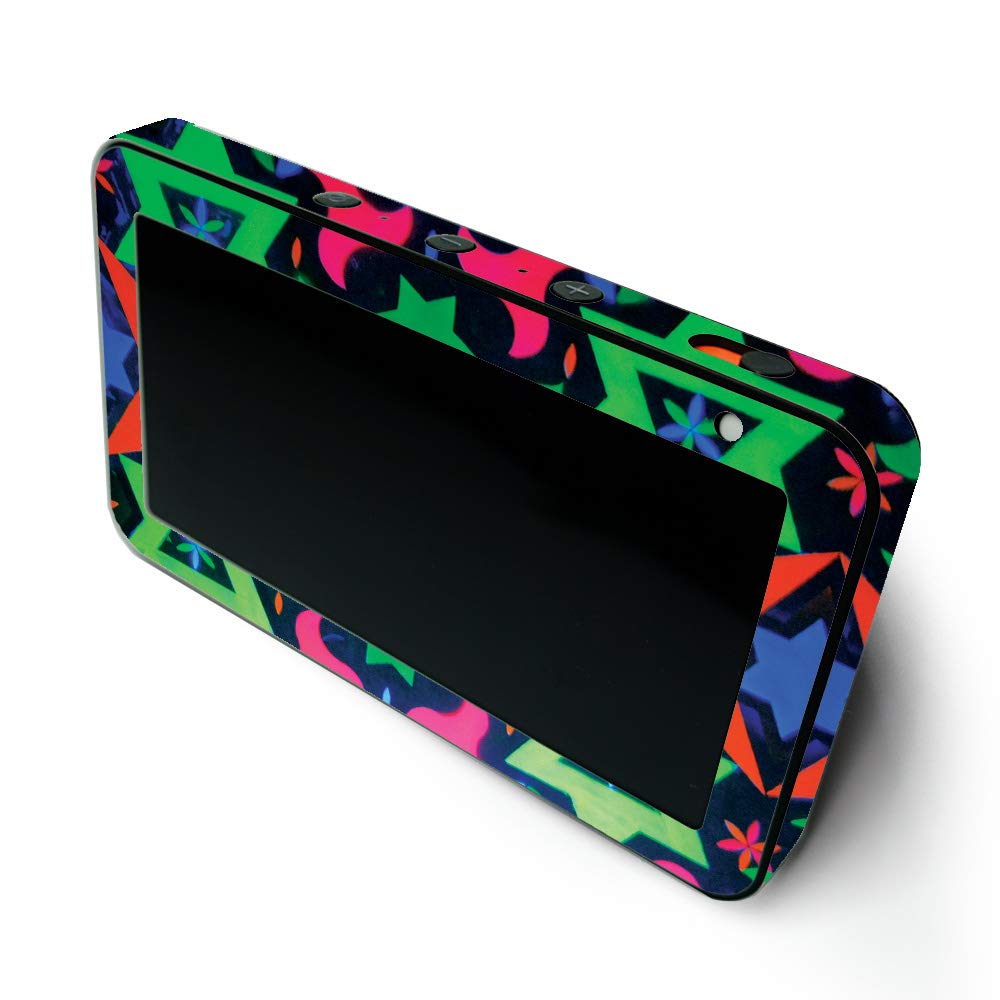 MightySkins Protective Vinyl Wrap Skin for Amazon Echo Show 5 (1st & 2nd Generation) - Geometric Rave Design | Easy to Install & Remove | Made in USA | Perfect for Home, Office & Dorm Decoration