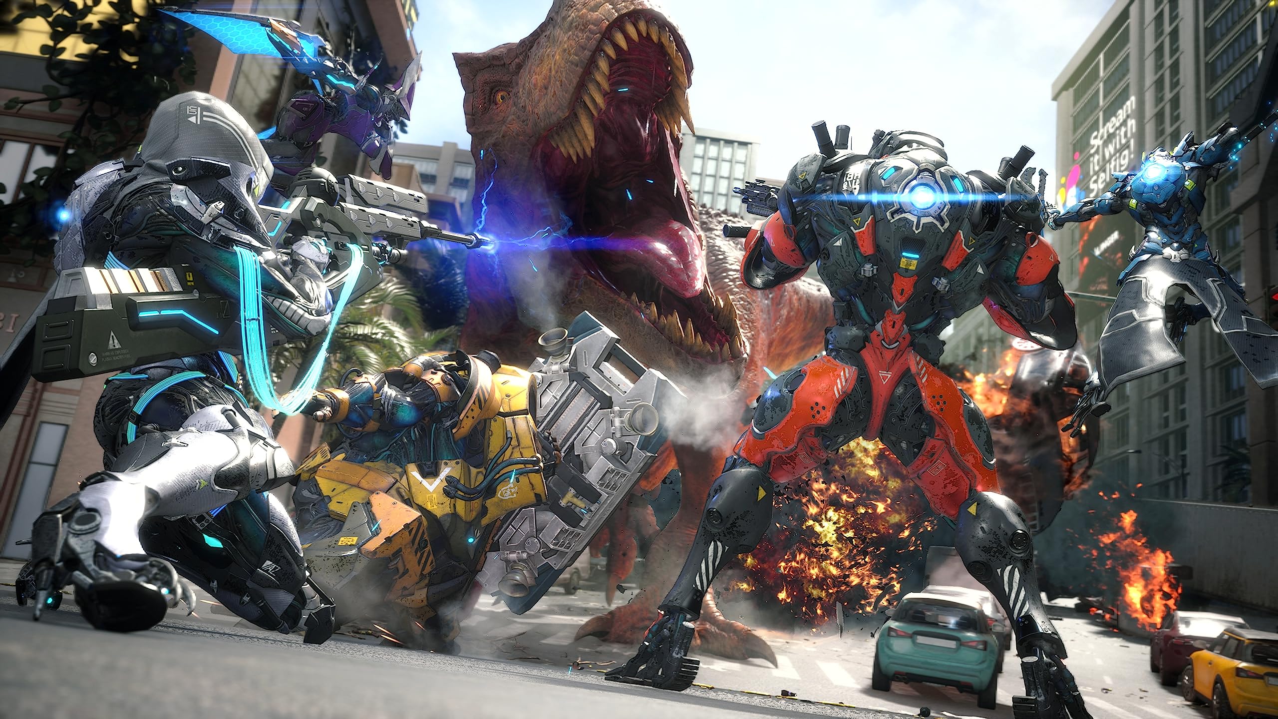 EXOPRIMAL for PlayStation 4 - Action-Packed Dinosaur Hunting Game | Perfect for Adventure & Sci-Fi Fans | Great for Solo Play & Multiplayer Battles