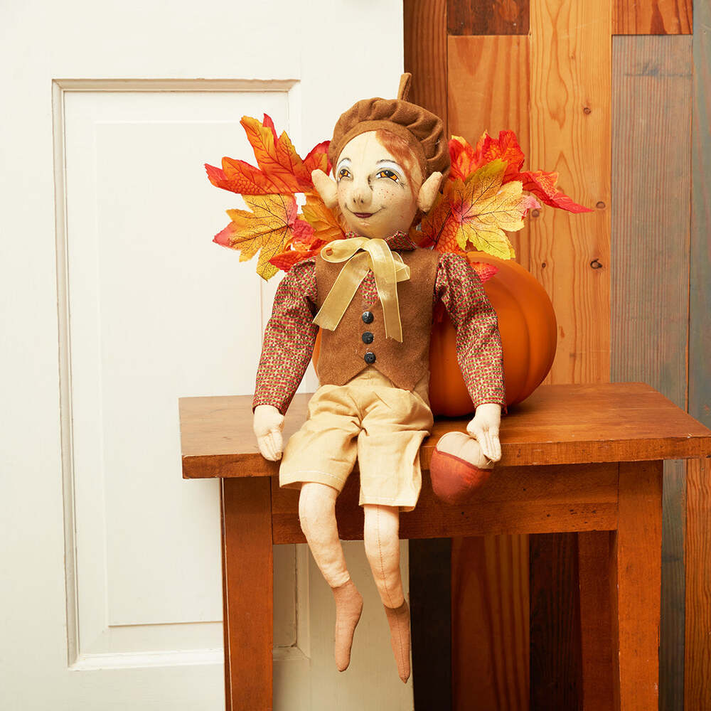 Joe Spencer's Ambrose Gathered Traditions Art Doll - Handcrafted Collectible Figurine for Home Decor, Gift Giving & Doll Collectors