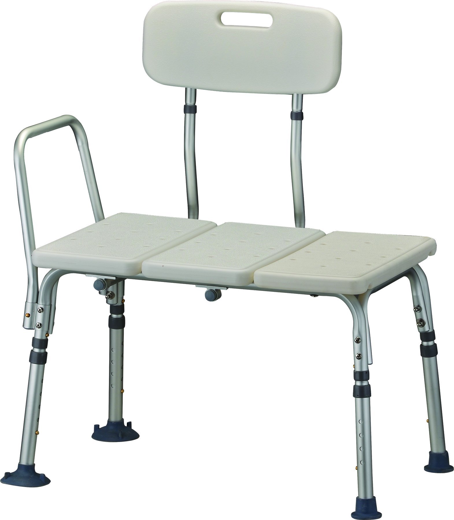 NOVA Medical Portable Bath Transfer Bench - Lightweight Shower Chair for Elderly & Disabled - Safe Non-Slip Bathtub Seat with Adjustable Legs - Ideal for Home Care & Assisted Living Facilities