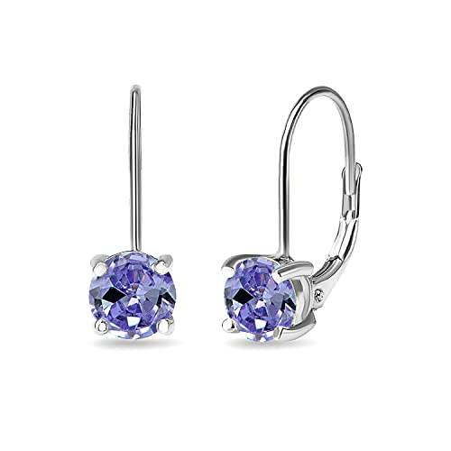 Simulated Tanzanite - Silver