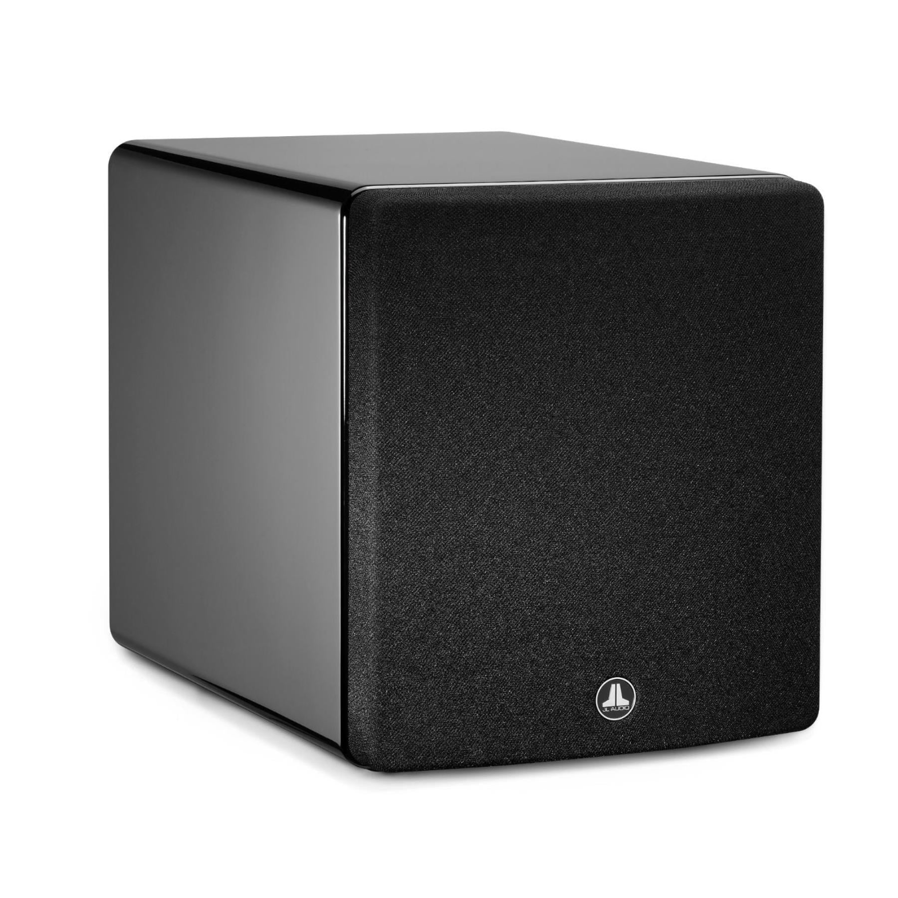 JL Audio Fathom f110v2 GLOSS 10-Inch Powered Subwoofer - High-Performance Home Theater & Car Audio Bass System for Movies, Music & Gaming