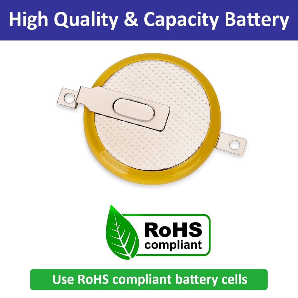 CR1616 3V Lithium Battery with Solder Pins - 12 Pack Replacement Batteries for Pokemon Game Cartridges - Perfect for Game Save Data Preservation & Retro Gaming Accessories