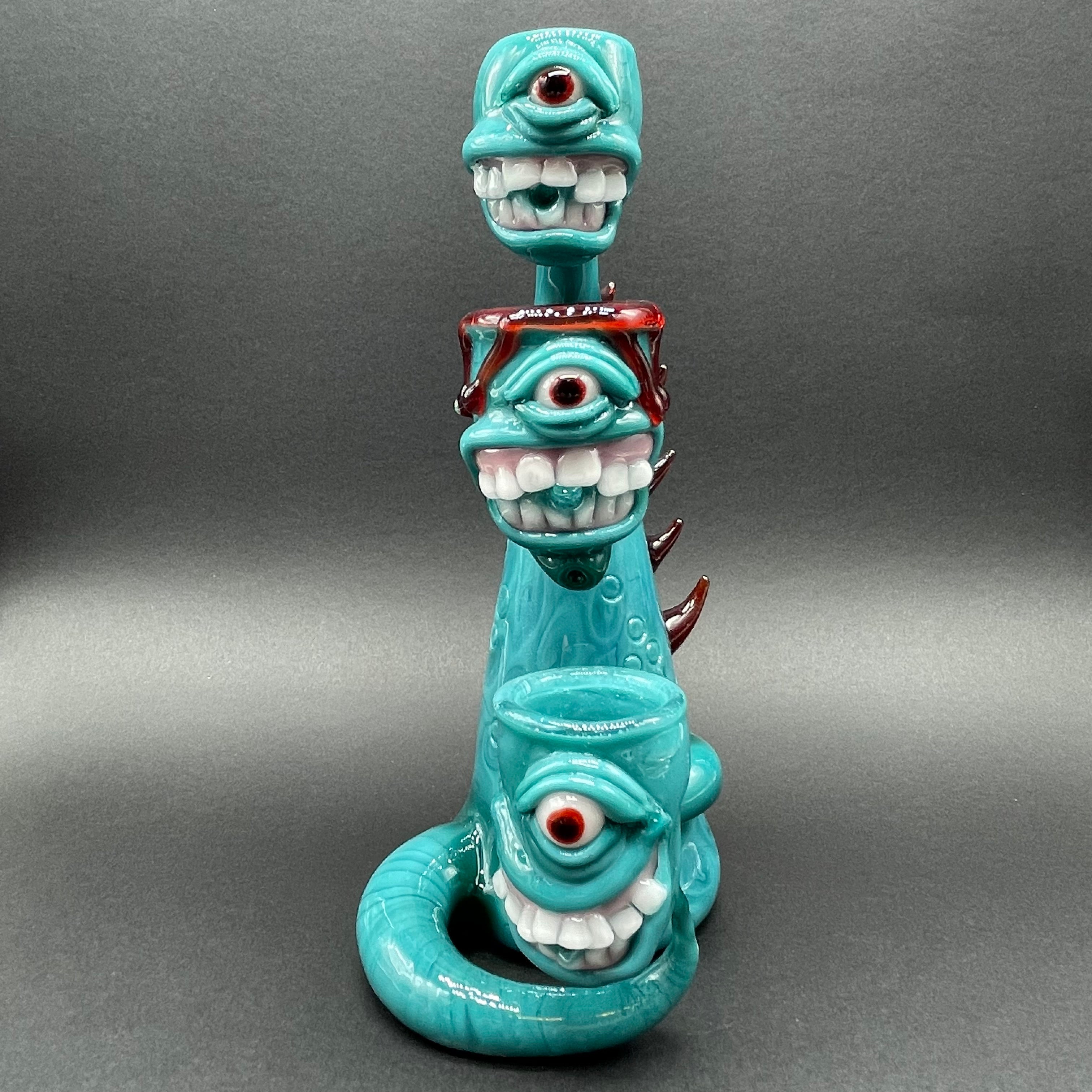 3-Headed Downdraft Incense Burner for Aromatherapy, Meditation & Home Decor - Handcrafted Ceramic Backflow Burner with Relaxing Fragrance for Yoga, Spa & Spiritual Practices