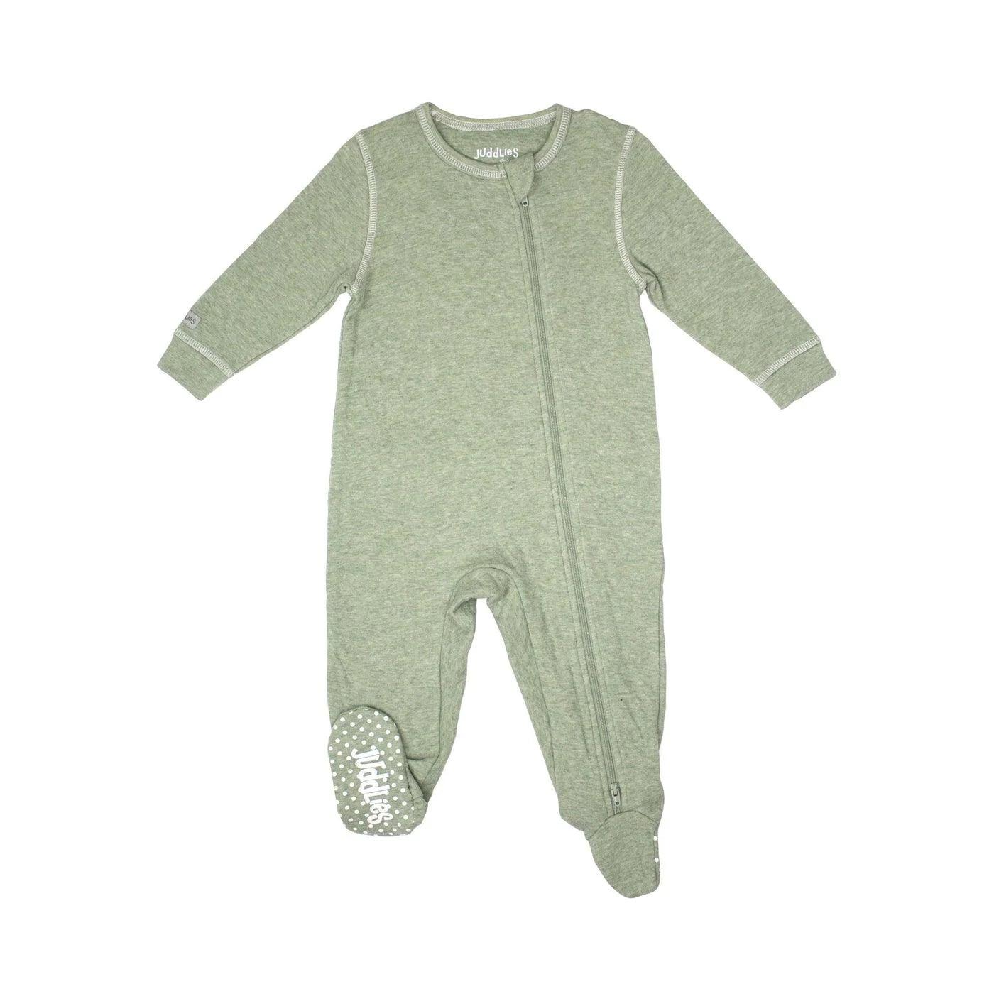 Juddlies Sleeper Olive Fleck - Cozy and Warm Winter Pajamas for Women & Men | Perfect for Cold Nights, Lounging at Home, and Holiday Gifts