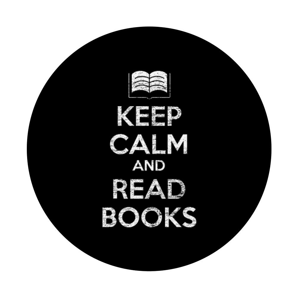 Keep Calm And Read Books - Inspirational Library & Librarian Gifts - Perfect for Book Lovers, Teachers & Reading Enthusiasts