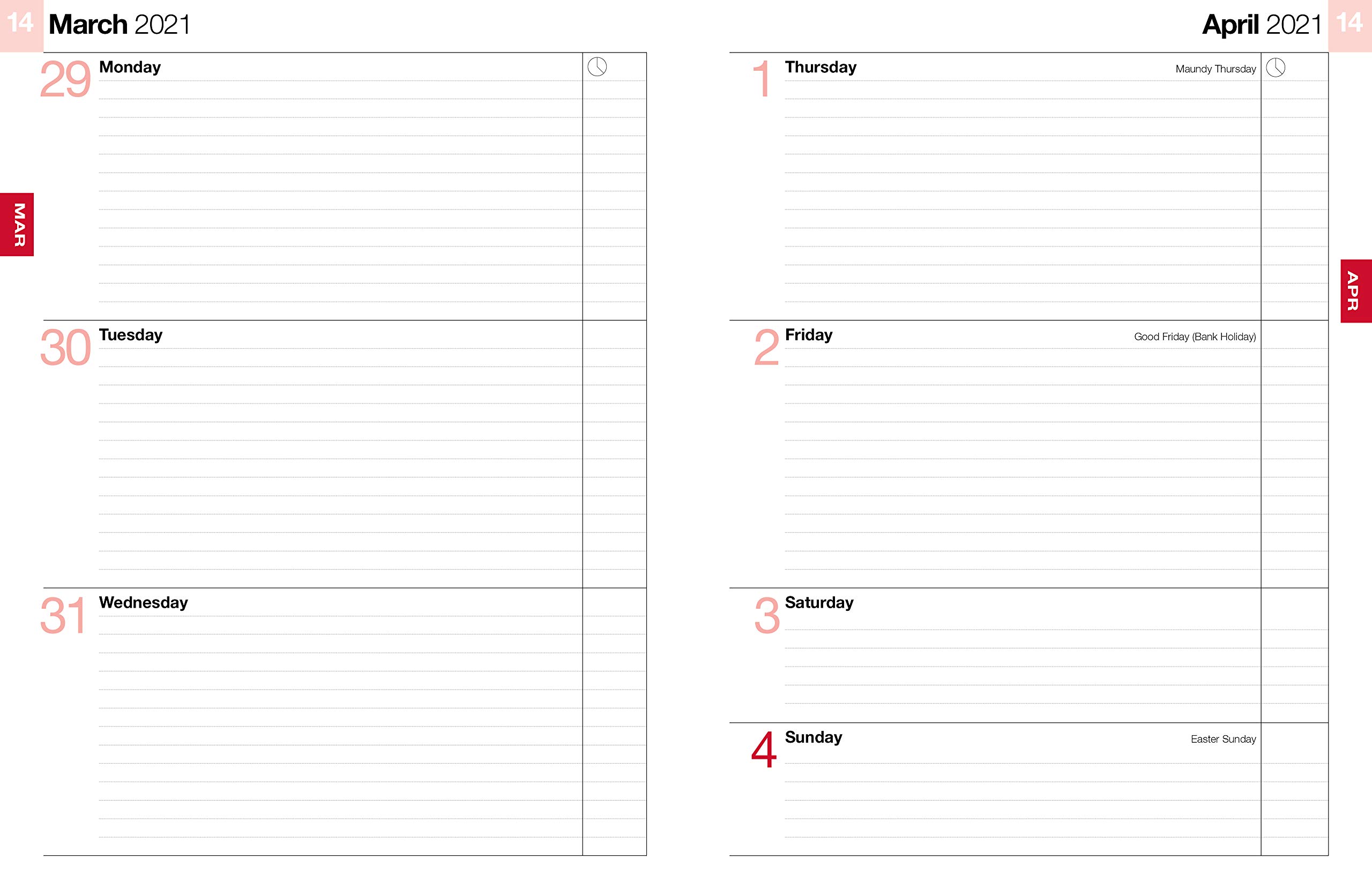 Haynes 2021 Weekly Planner - January to December 2021 Desk Diary with One Week Per Page View | Perfect for Office, School & Personal Organization