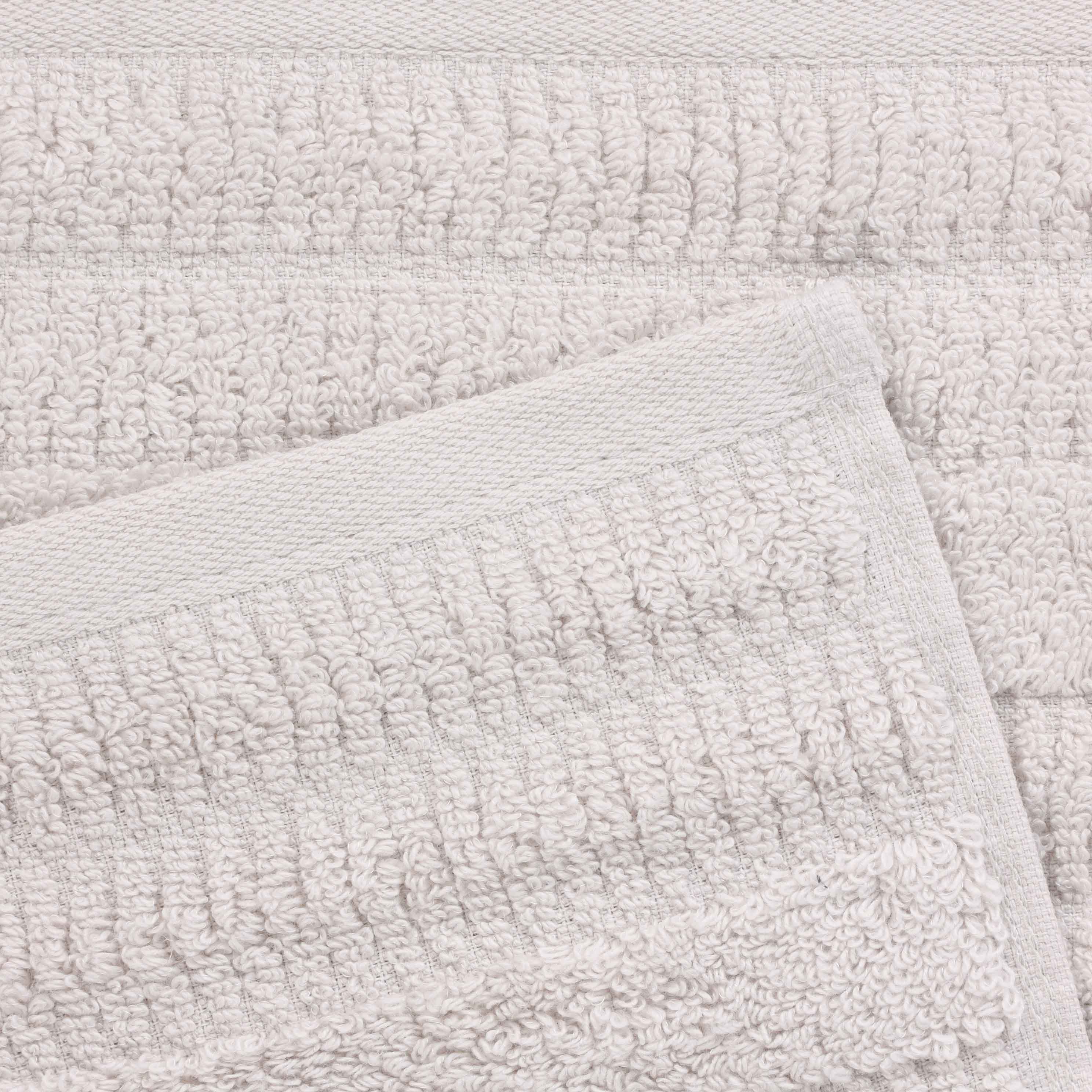 Premium Mika Smart Twist Cotton Bath Sheets - Ultra Soft & Absorbent, Set of 2 (Grey) - Luxury Spa & Bathroom Essentials for Hotels & Home Use